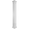 Ekena Millwork Craftsman Classic Square Non-Tapered Chevron Modern Fretwork Column w/ Tuscan Capital & Tuscan Base CC0809ENCVDTUTU - alternate 1